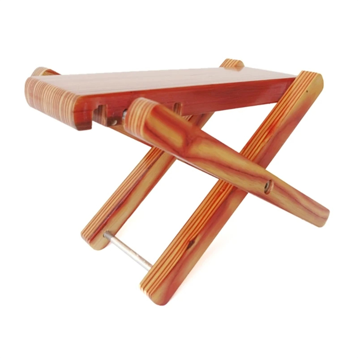 Miwayer guitar fodskammel massivt træ guitar fodstøtte støtte utility med justerbar højde skridsikre puder guitar halsstøtte fodstøtte: Multi