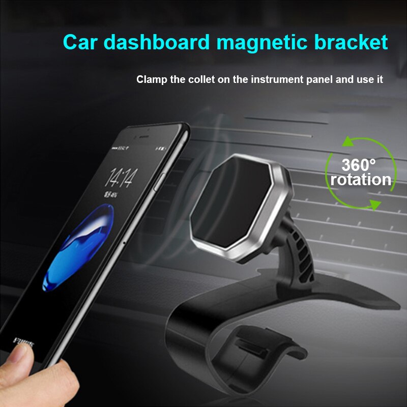 Magnetische Telefoon Autohouder Universele 360 Rotatie Phone Holder Stand Voor Iphone Smartphones Gps XR657