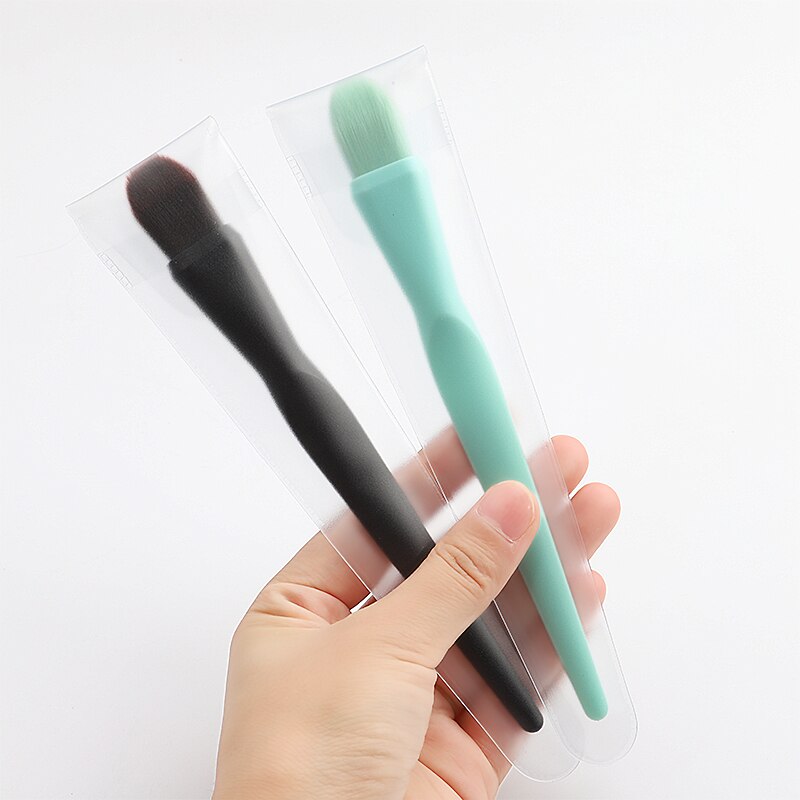 2 Color Cosmetic Brush Mask Brush Foundation Brush Fiber Hair Cosmetics Tool