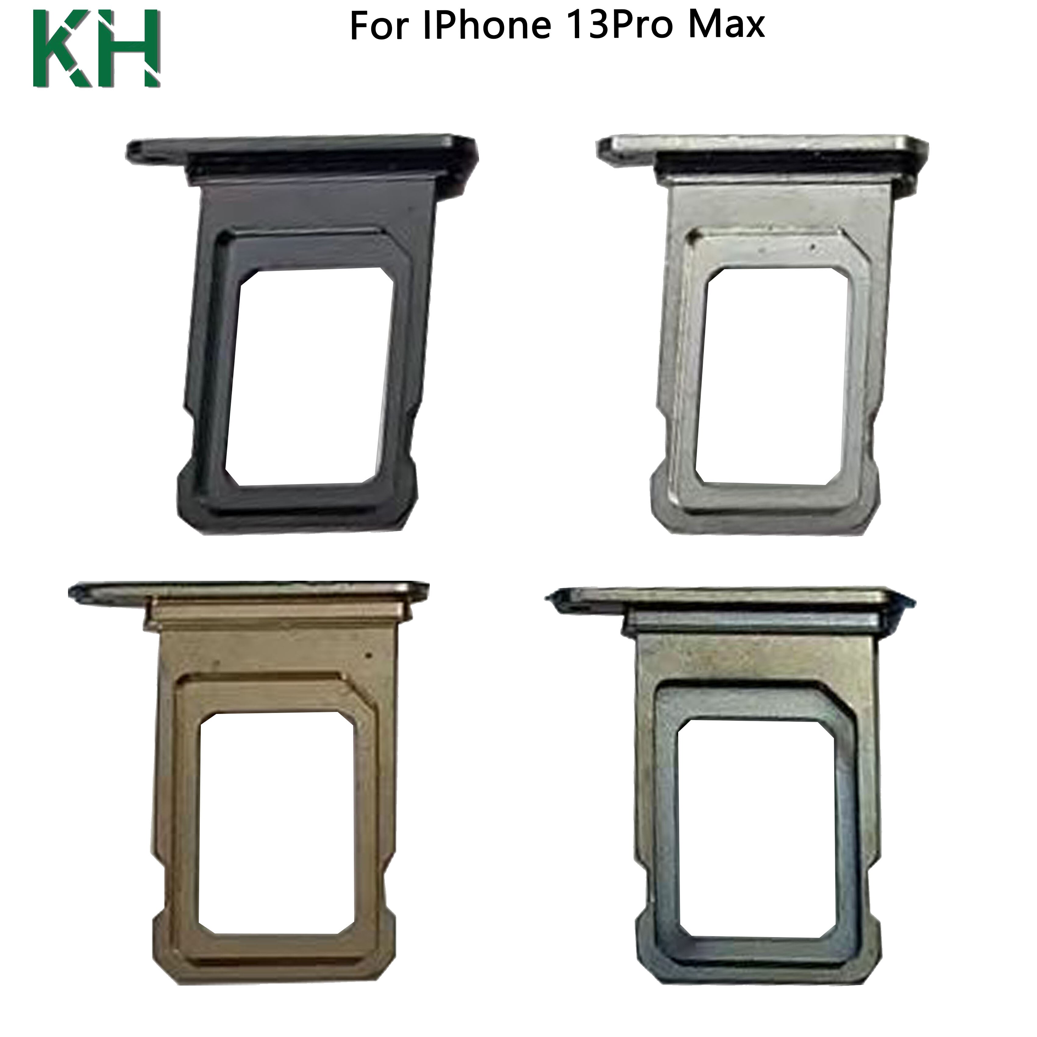 Bandeja Sim para IPhone 13 Pro Max, adaptador de ranura para tarjeta Sim, piezas de repuesto