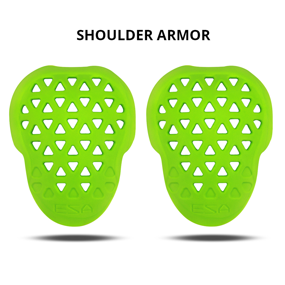 Protective Gear for Motorcycle Jacket CE Certification Detachable Racing Shoulder Protection Moto Elbow Pads Protector: Orange