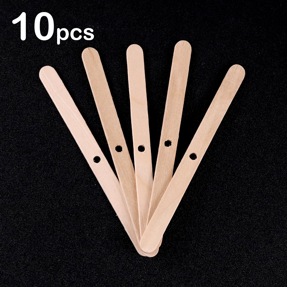 5/20/30 Stuks Met Gaten Houten Wax Core Houder Houten Stokken Lont Centreerapparaat Voor Diy Kaars levert Handwerk Craft Supplies: Licht Groen