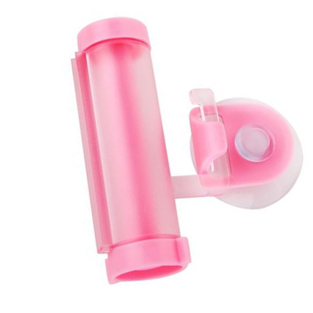 Multi-Function Sucker Toothpaste Squeezer Wall-Mounted Plastic Rolling Tube Manual Squeezer Facial Cleanser Toothpaste Dispenser