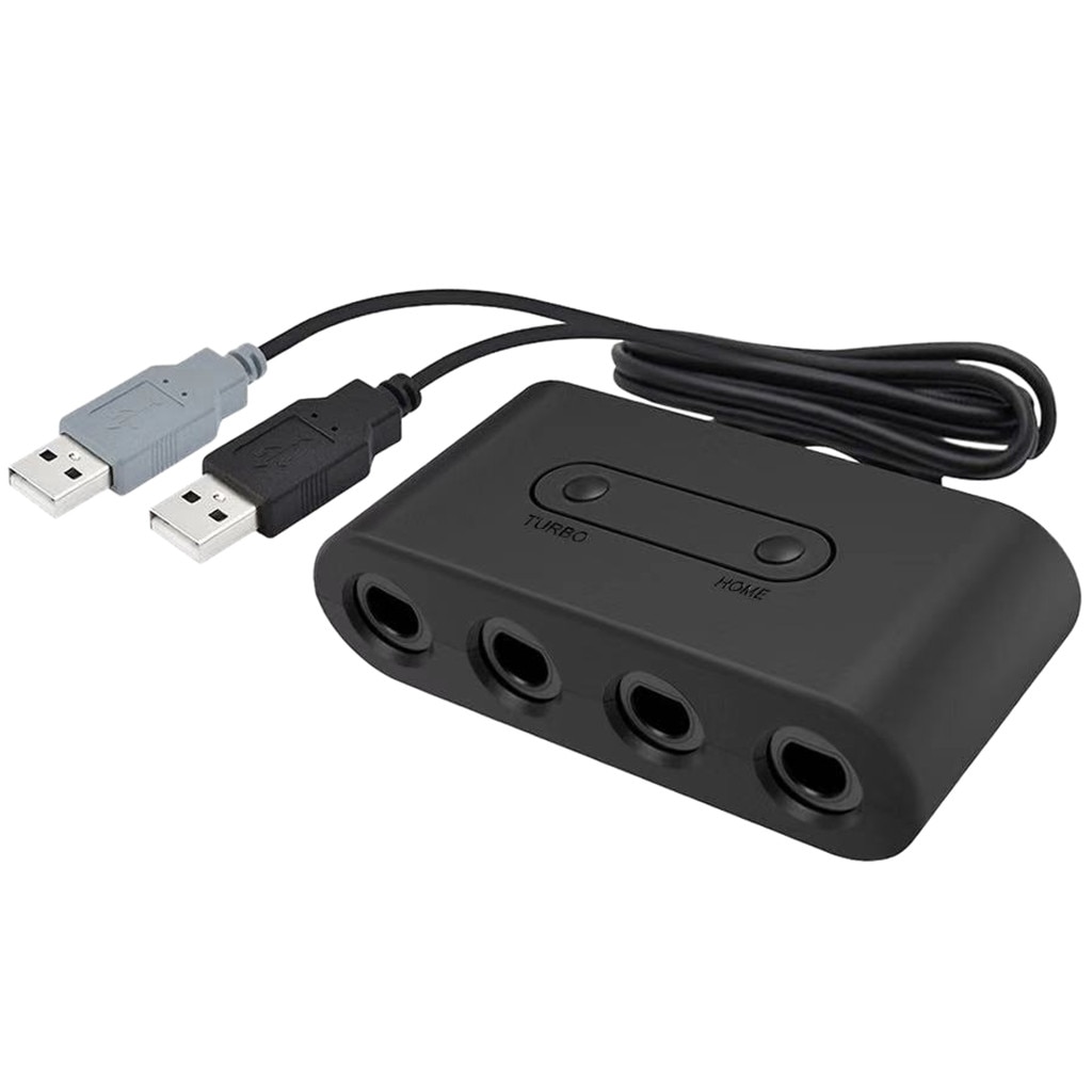 Gamecube Controller Adapter 4 Port USB Voor Gamecube NGC Controller Adapter Voor Nintendo Switch/Wii U/PC 3in1