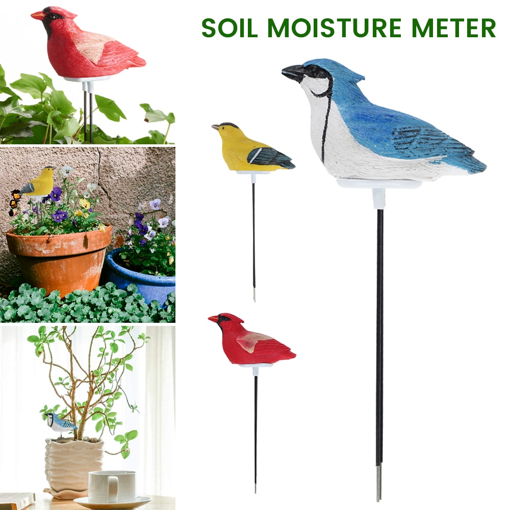 Updated Automatic Soil Moisture Tester Detector Bird Shape Needle Soil Humidity Meter Hydrometer Soil Water Moisture Sensor