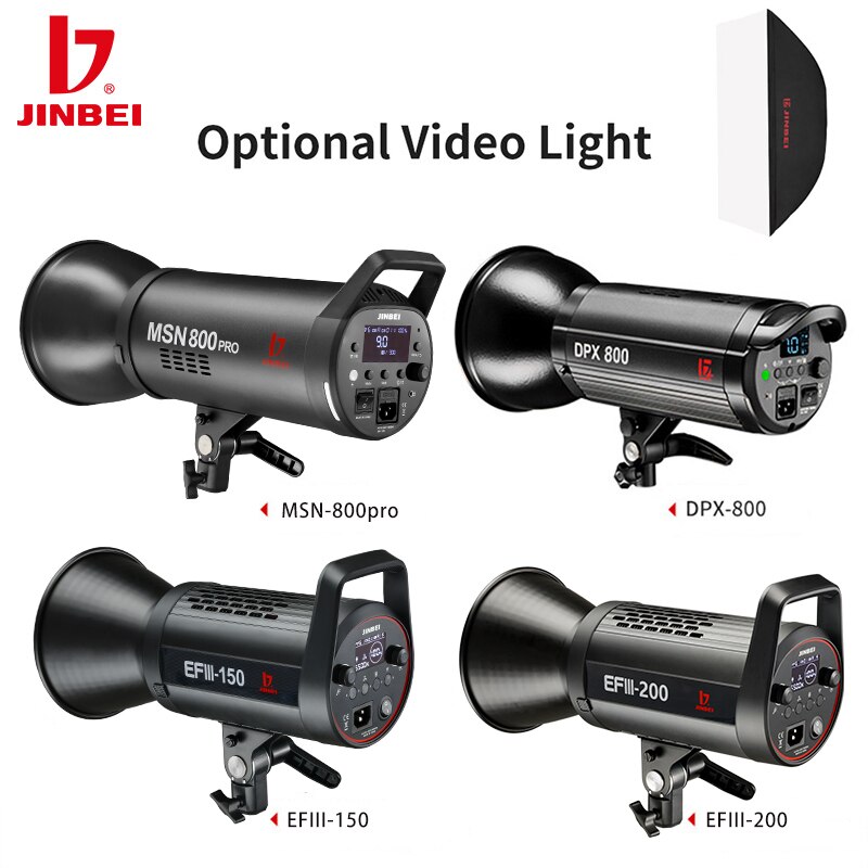 JINBEI M-80 × 120cm Rechteck Softbox mit Bowens Berg Studio Strobe Blitz-Kasten Reflektierende Beleuchtung Diffusor Fotografie Ausrügestochen