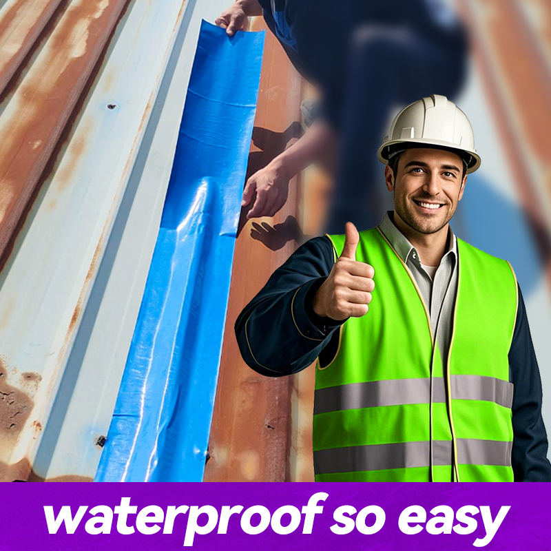 Waterproof tape, waterproof coiled material and self-adhesive roof sealant have the functions of heat insulation/sound insulatio