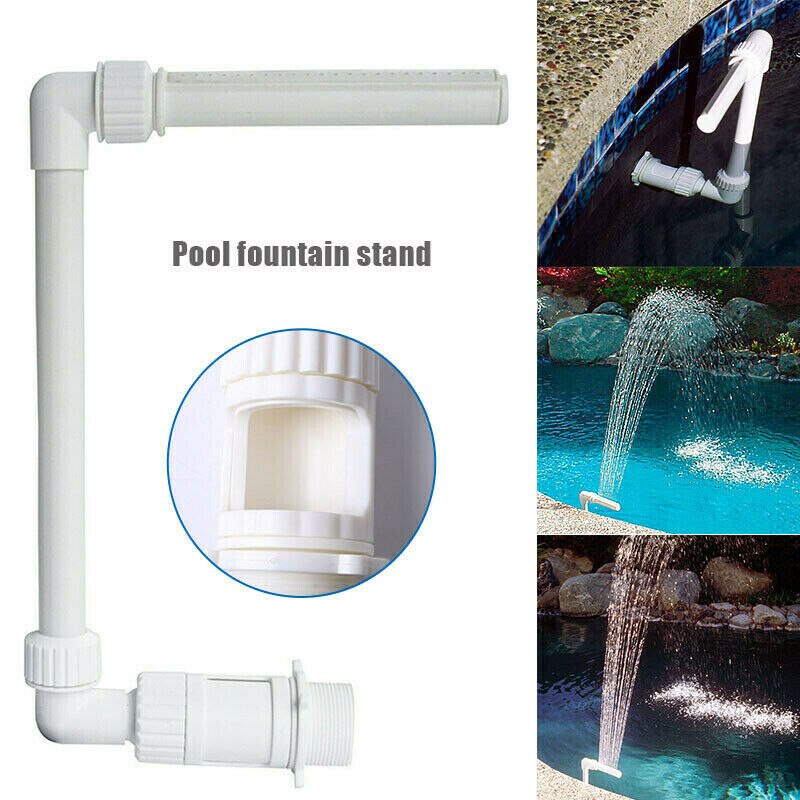 Adjustable Waterfall Pool Fountain Swimming Pool Fountain Hose Replacement Fountain Stand Bracket Pool Tools Garden Camping