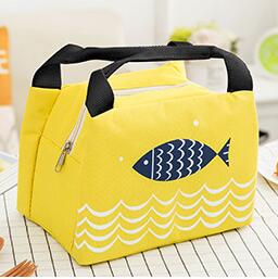 Frische Kühler Taschen Wasserdichte Tragbare Zipper Thermische Oxford Tote Lebensmittel Behälter Niedlich Taschen Für Frauen Bequem Lunchbox Tasche: 4