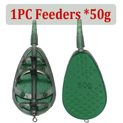 30g/40g/50g karpia w linii metoda podajniki zestaw szybki uwolnienie płaska metoda podajnik i przynęta forma robić karpiowych podajników Accessorie: 1szt 50g Feeders