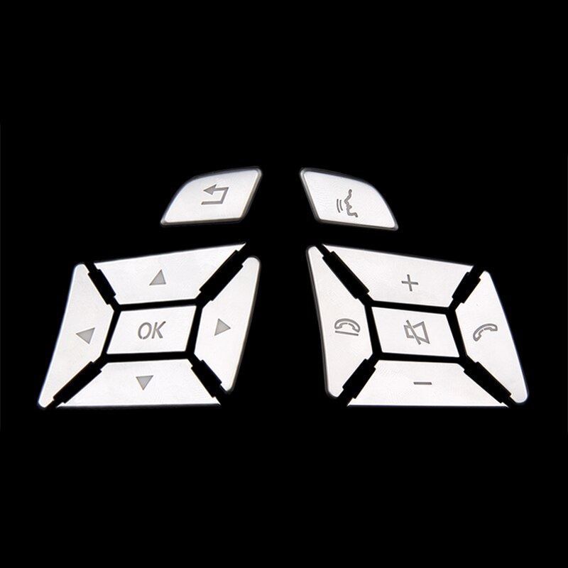 Przyciski na kierownicy przełącznik obudowa przyklejana robić Mercedes Benz A B C E Ml Gl Cla Gla Glk Sl Slk klasa W176 W246 W212 W204