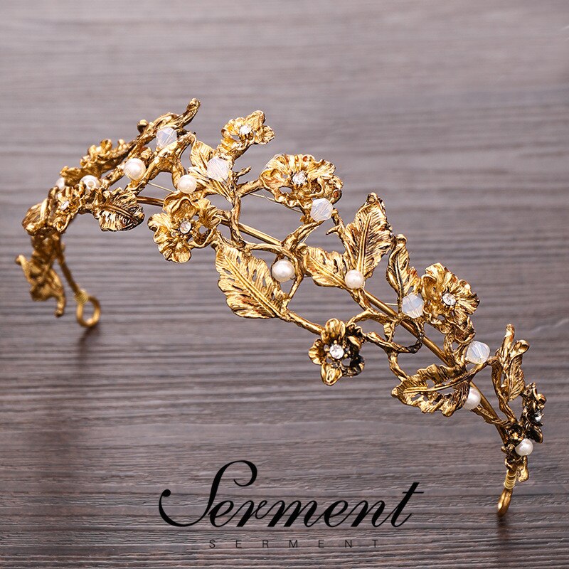 SERMENT Boda de Princesa, Tiara nupcial para dama de honor, corona, joyas de zirconio de cristal para niñas, accesorios para el cabello, corona de cumpleaños para novia
