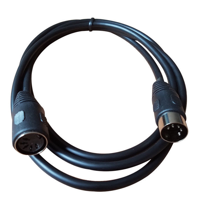 Cable de extensión MIDI de 5 pines, Cable adaptador MIDIAT de Audio DIN macho a hembra de 5 pines para teclado MIDI, cable de 50cm, 150cm y 300cm
