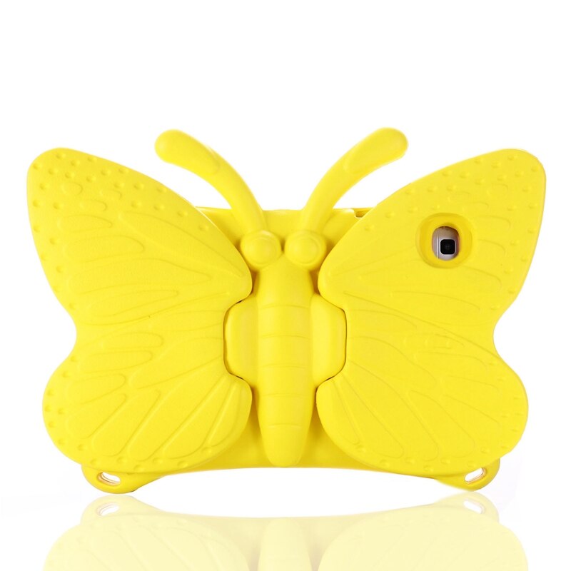 Case For Samsung Galaxy Tab A 10.1 SM-T510 SM-T515 Cute butterfly Kids Tablets Cover For Samsung T510 T515 fundas+Soft Film: Yellow