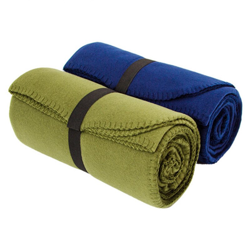 Txz 170*130 Draagbare Outdoor Camping Fleece Deken Ultralichte Kamp Tent Bed Slaapzak Dubbele Fluwelen Deken voor Reizen