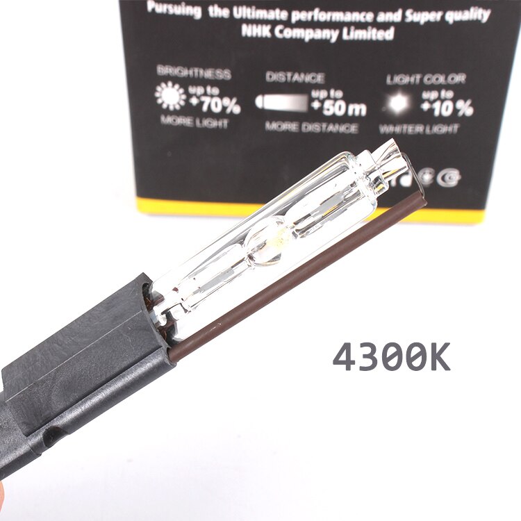 NHK hid bi xenon quick plug bulb 17mm 4300K 5500K 6000K Universal car accessories: 4300K