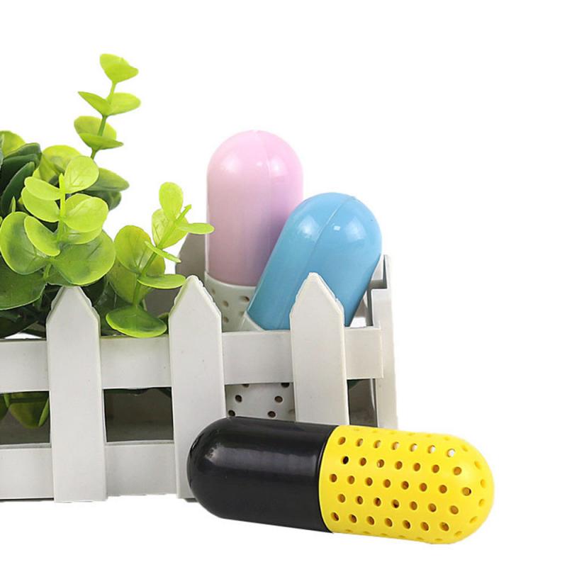 Shoes Deodorizer Closet Steriliser Eliminator Drawer Air Purifying Smell Remover Capsule Shape Moisture Absorber