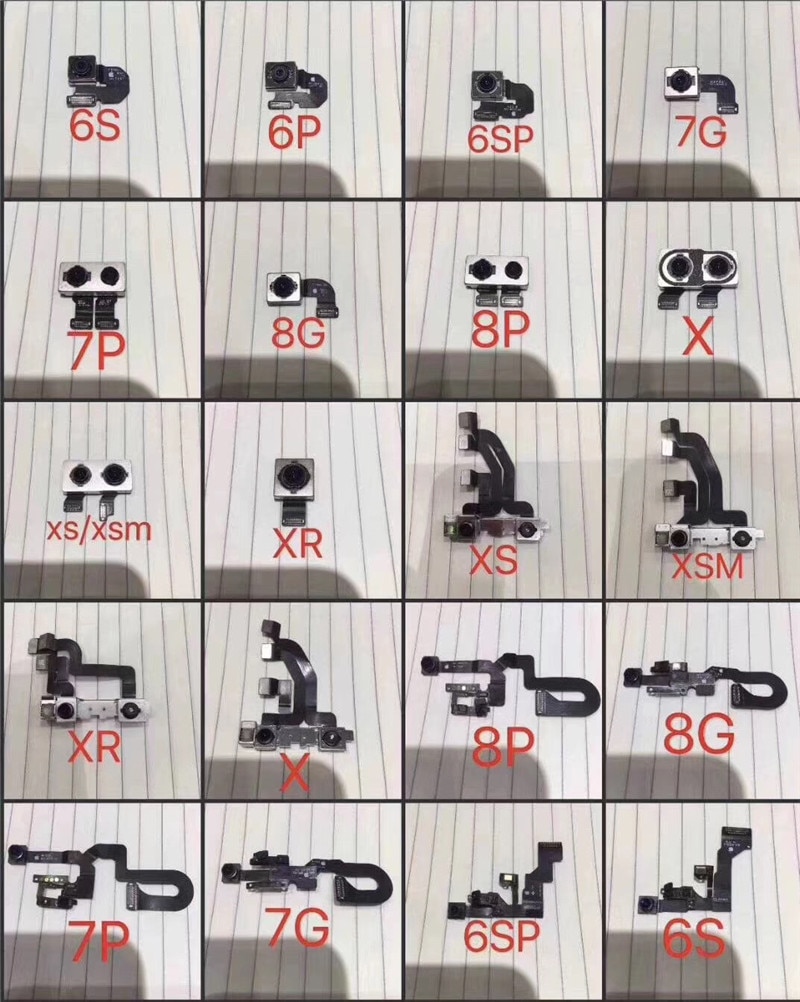 Original Kleine Vorne Kamera Für iPhone X XS MAX XR 5 6 7 8 11 Proximity Sensor Gesicht Vorne Kamera flex Kabel Telefon Ersatzteile
