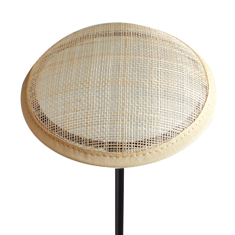 13CM Round Linen Hat DIY Millinery Fascinator Base For Netting Hair Top Hat Women Party Accessory Cap Holder 6PCS/LOT