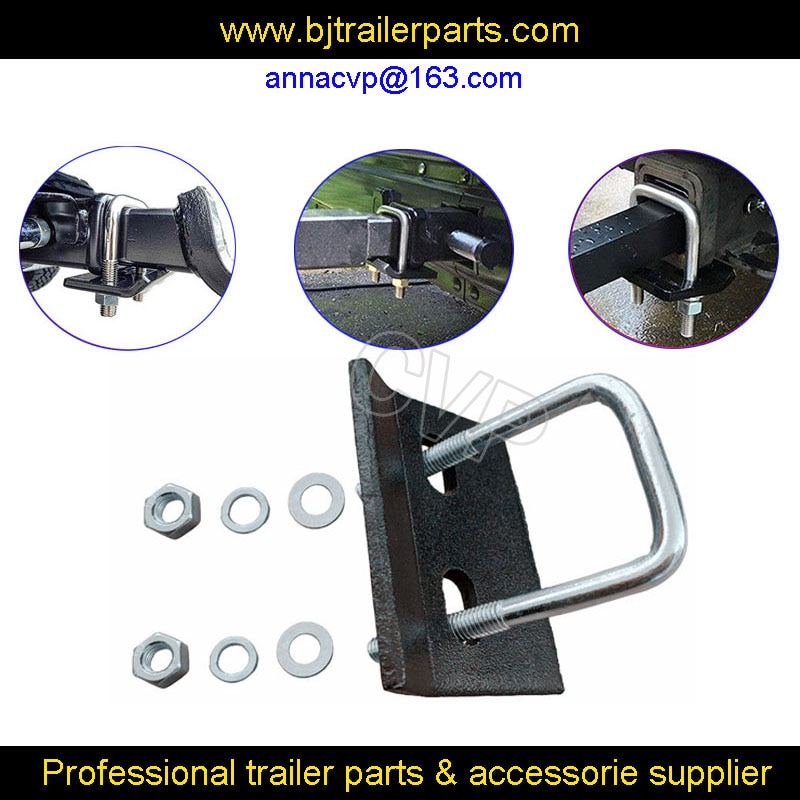 CVP Eliminate Anti Rattle Trailer Hitch Tightener Stabilizer With Cross Clamp U Bolt Wobble Carrier RV Parts Camper Accessories