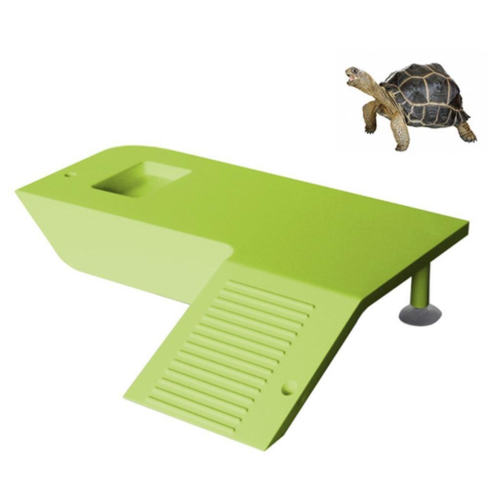 Turtle Frog Floating Island Aquatic Pet Reptile Supplies Aquarium Ornament Turtle Pier Reptile Habitat: green