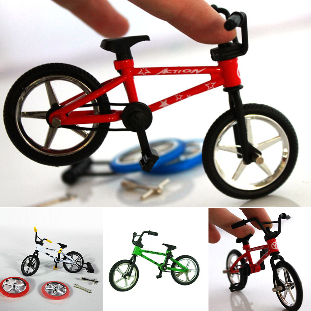Mini Vinger BMX Fiets Flick legering Vinger Fietsen Speelgoed bmx set Functionele Fiets fans Gadgets Novelty Gag Speelgoed Voor Kids