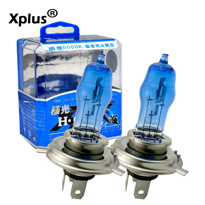 6pcs 12V 100W 6000K 3000K White Yellow/GOLD Auto Car HOD Halogen Bulbs Lamps H1 H3 H4 H7 Replacement Headlight Fog Lights