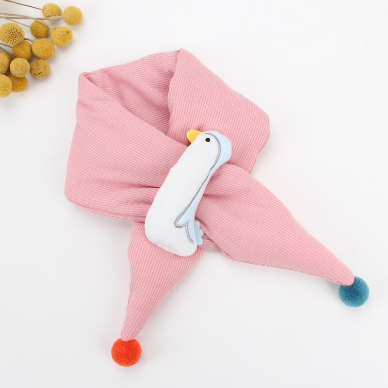 Babysjaal herfst en winter cartoon pinguïns dikke warme hals koreaanse versie schattige jongen plus fluwelen hals meisjessjaal: 10