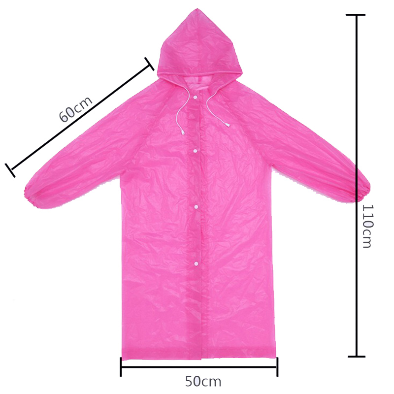 Transparent Kids Hooded Raincoat for Children Plastic Rain Coat Cover Waterproof Poncho Rainwear Camping impermeable