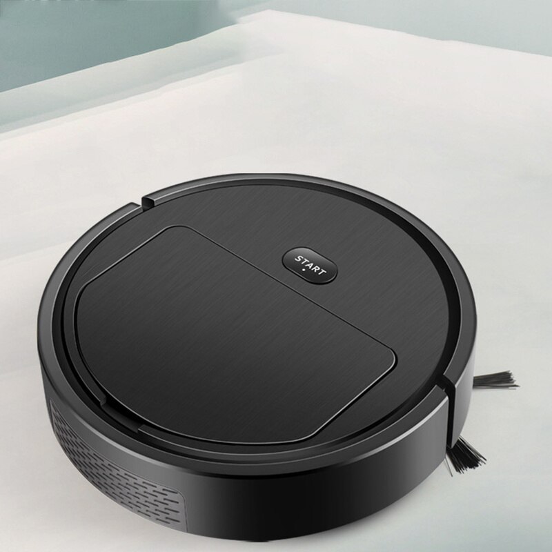 Robot Vacuum Cleaner with Edge Brush &amp; Mist Spraying USB Chargeable Automatic Floor Cleaning Household Cleaning Tools PR