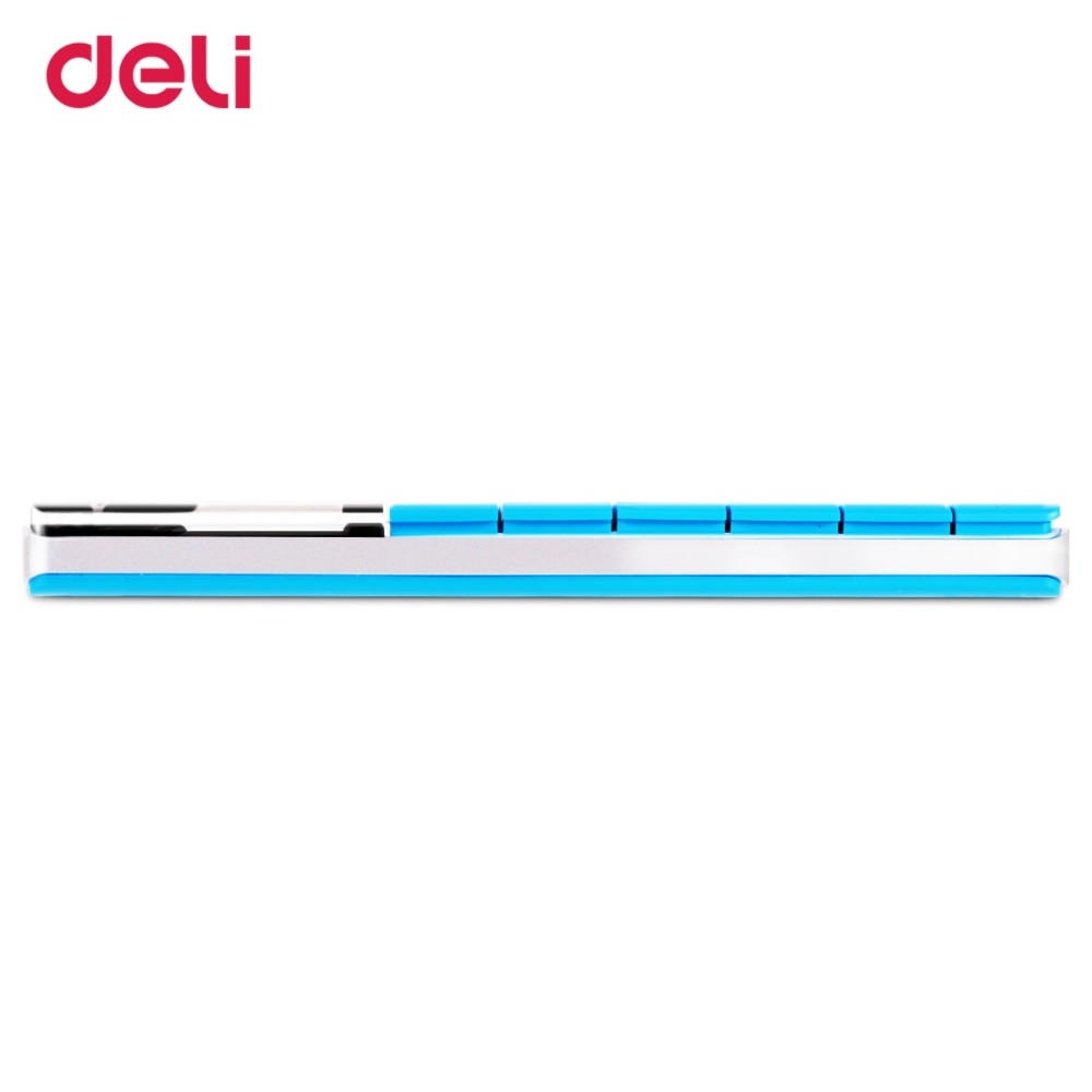 Deli cute rimless solar coin battery dual power supply calculator for office desk supplyschool stationery for kid