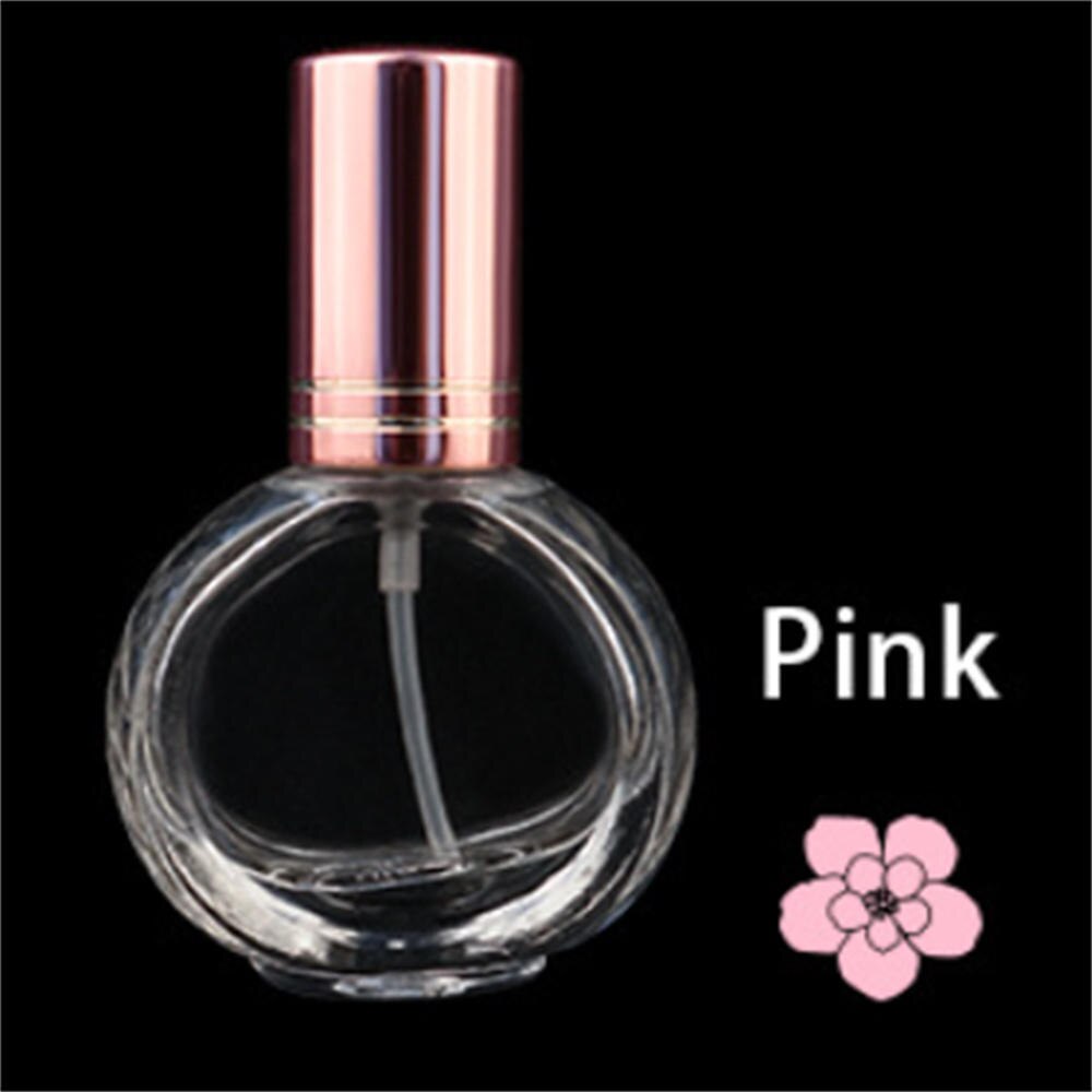 5Ml Glazen Fles Met Schaal, lege Parfumflesjes Verstuiver Spray Flessen Draagbare Reizen Cosmetische Container Make Up Gereedschap 1Pcs: 10ML pink
