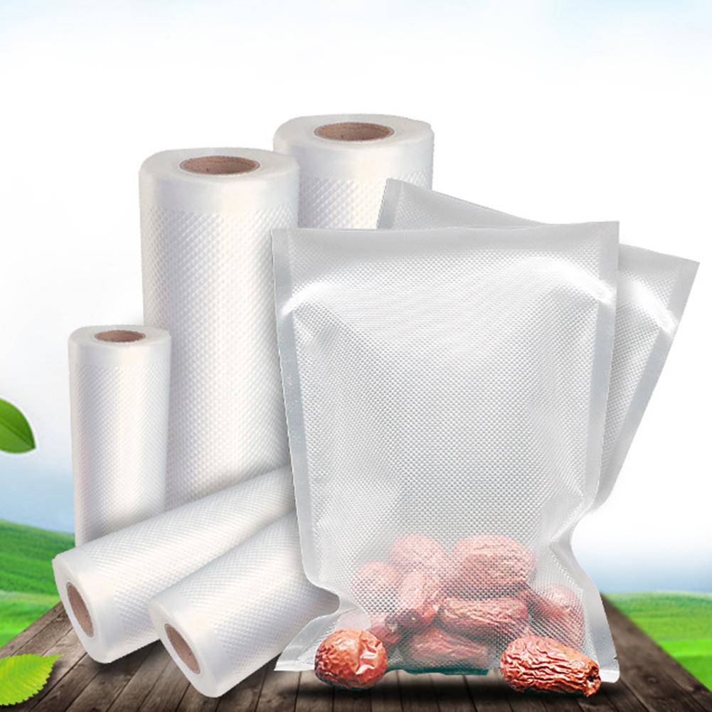 6 Maten Huishoudelijke Voedsel Opslag Saver Zakken Vacuüm Plastic Roll Custom-Size Tassen Voor Keuken Vacuüm Sealer Te Houden voedsel Verse