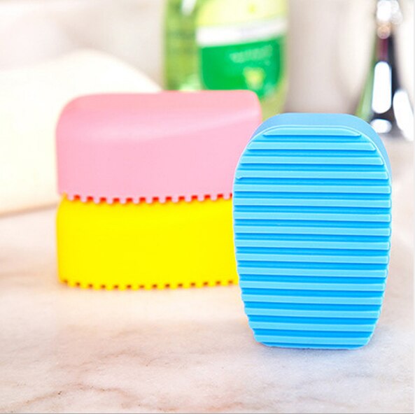 flexibel Silikon Waschbrett Reinigung Waschen Peeling Pinsel Süssigkeit Farbe Hand-Mini Waschbrett Mini Gleitschutz Reinigung werkzeug