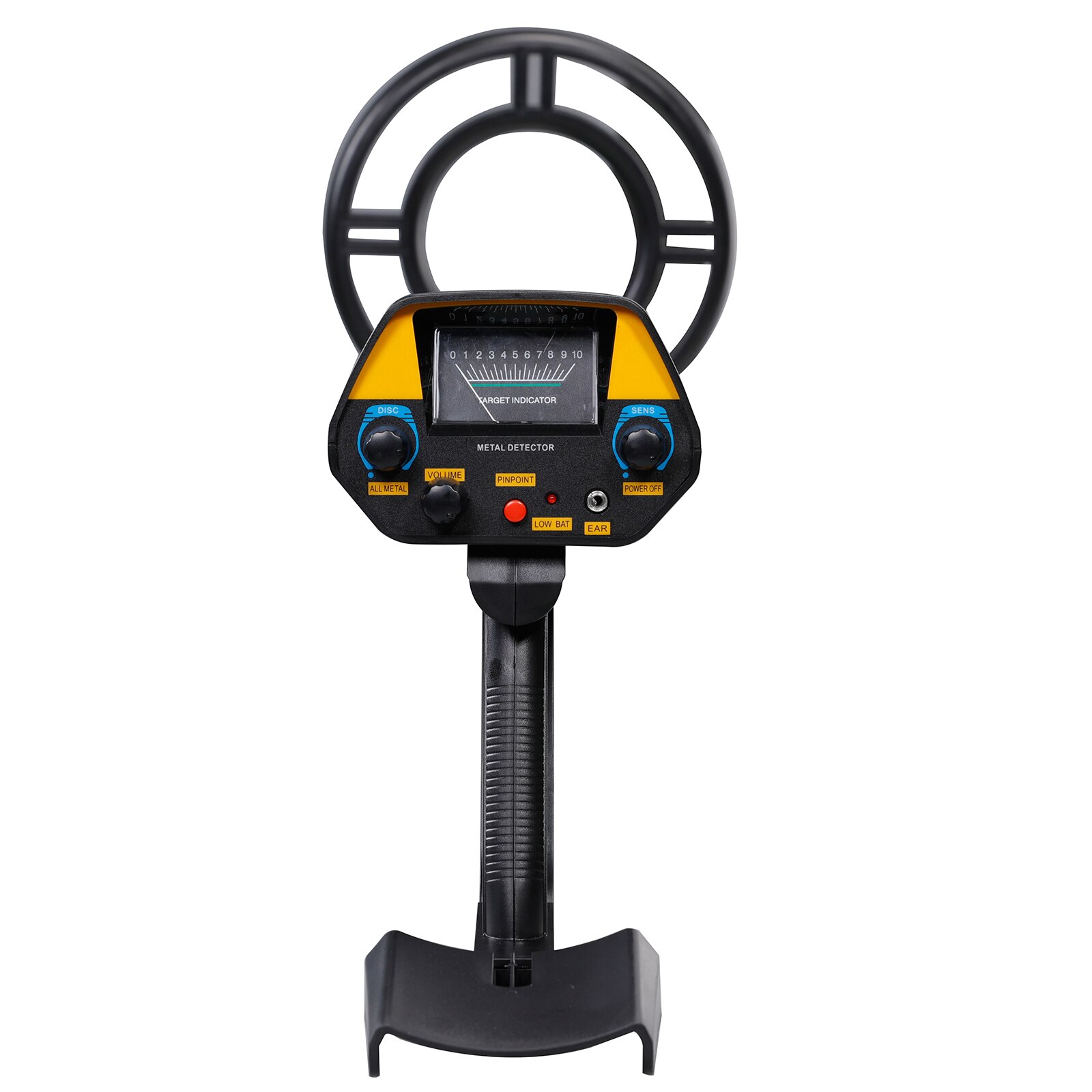 MD940 ALL METAL &amp; Disc Mode Metal Detector High Sensitivity Underground Metal Detecting Tool Jewelry Treasure Finder Hunter