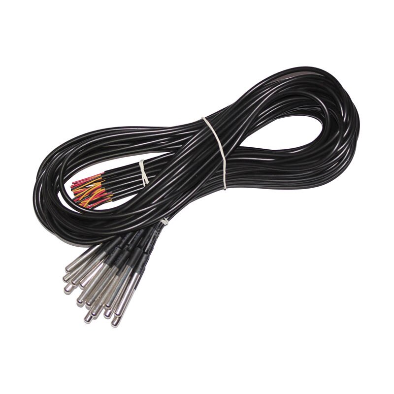 For Arduino DS1820 Stainless steel package Waterproof DS18b20 temperature probe temperature sensor 18B20