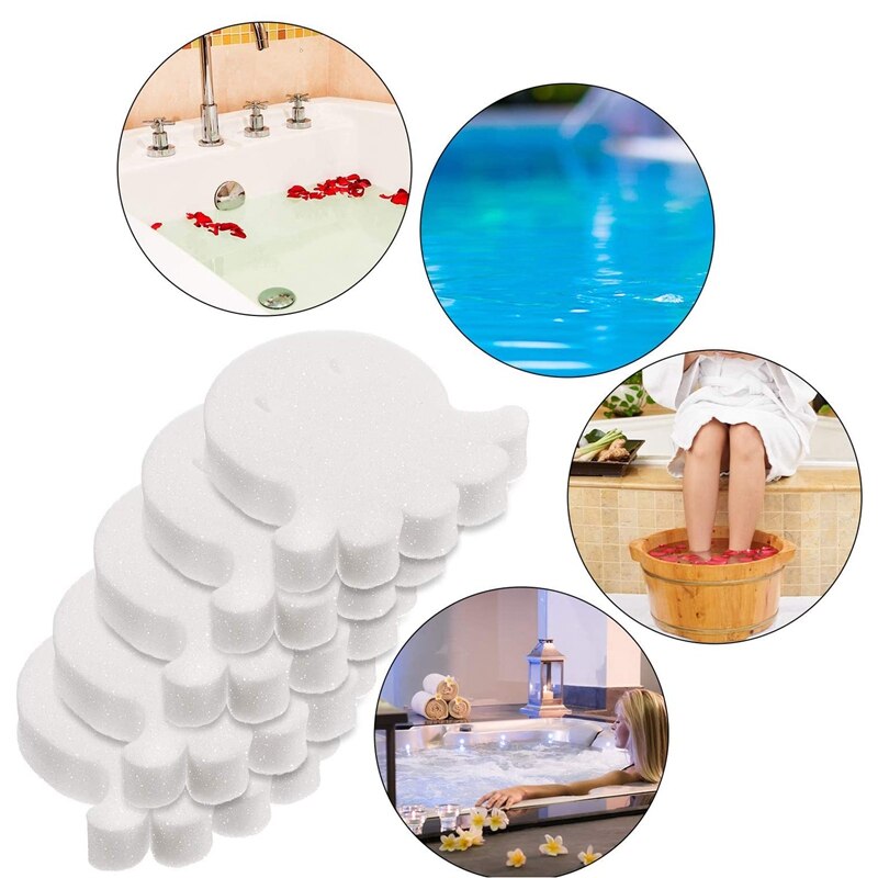 50Stck Abschaum Öl Absorbieren Schwämme für Schwimmen Schwimmbad Whirlpools Spa Filter, Wartung Bausatz und Zubehör-Krake