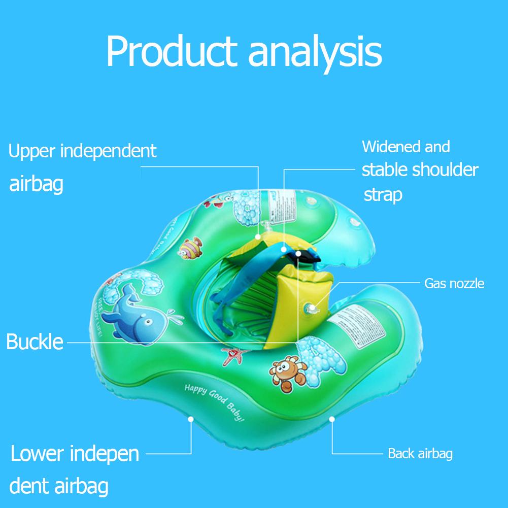 Heißer Baby Schwimmen Ring Anti Rollover Tragbare Baden Schwimmbad Spielzeug schweben Schwimmen Schutz Sommer Wasser Spielzeug für freundlicher freundlicher