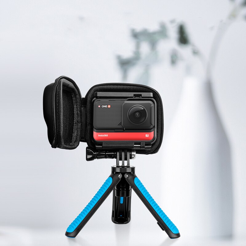 Funda carcasa subacuática TELESIN 45M, funda protectora resistente al agua para Insta360 ONE R 360 Edition, accesorios para cámara