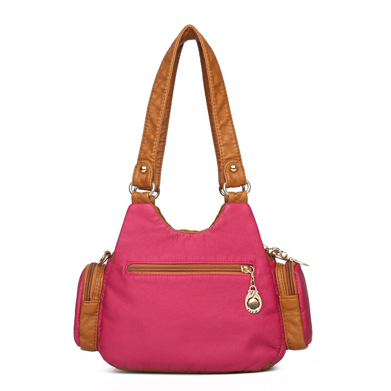 Luxus Weichem Leder Tote Handtaschen für Frauen Retro Umhängetasche Diamant Schulter Tasche Dame Multi-Tasche Crossbody Hobos tasche