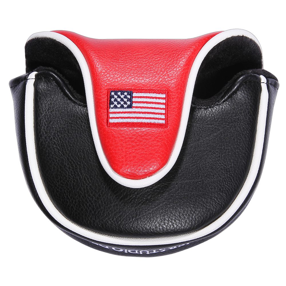 golf putter head cover USA putter headcover Mallet Putter Headcovers Golf Club Head Cover Leather