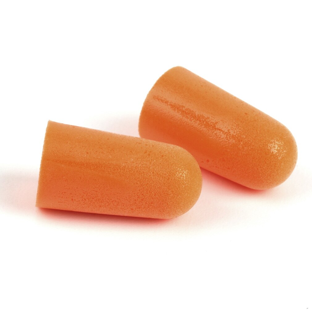 Soft Foam Oordoppen Geluidsisolatie Gehoorbescherming Oordopjes Anti-geluid Slapen Stekkers Voor Reizen Foam Soft Noise reductie: Cordless orange