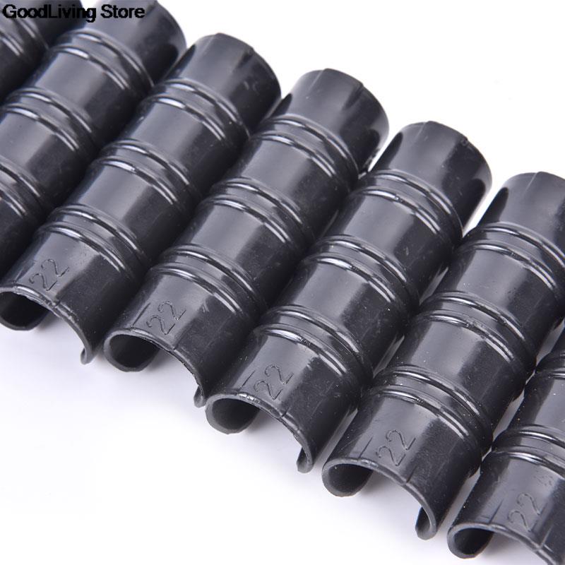 Serre-joint en plastique pour tube PVC, 10 pièces, noir