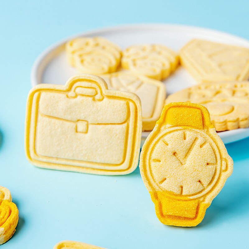Felice festa del papà stampi per biscotti Papa lettera biscotto fondente glassa biscotti stampi da taglio fai da te papà Festival regali strumenti di cottura