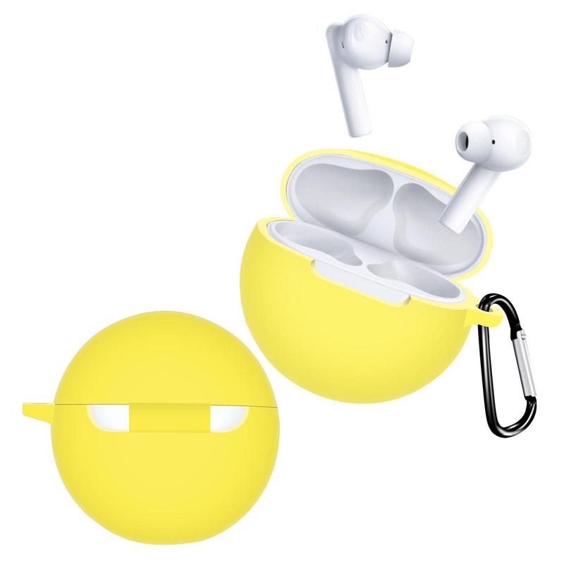 Soft Silicone Protective Case For Oppo Enco Free2 Wireless Earphone Cover Charging Box With Hook Washable Anti Dust Sleeve