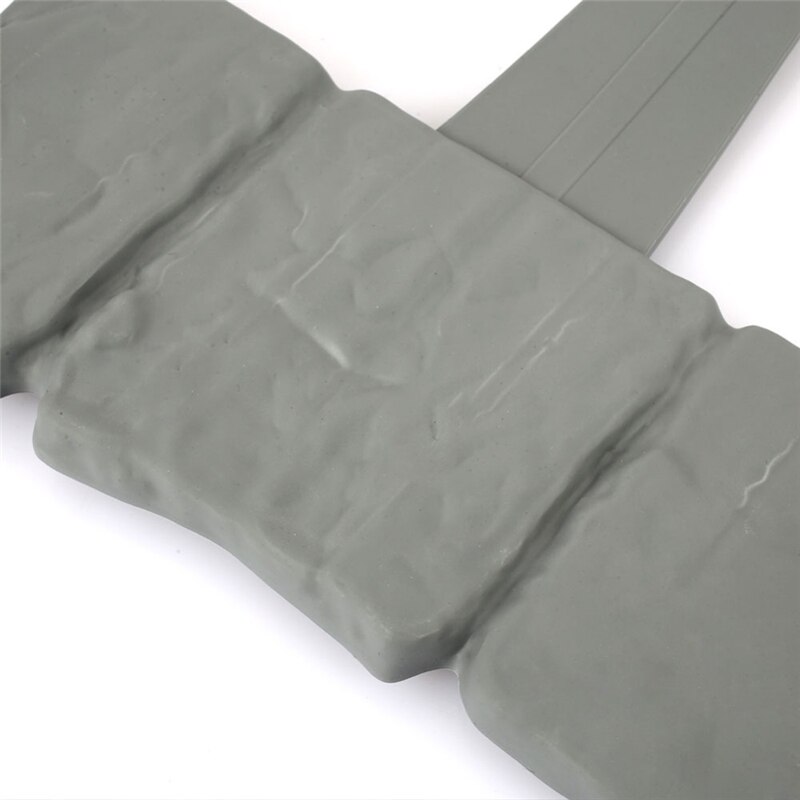 Plastic Lawn Edging Plant Border Decorations Flower Bed Border Stone Effect Plastic Fence Edging Cobbled Garden