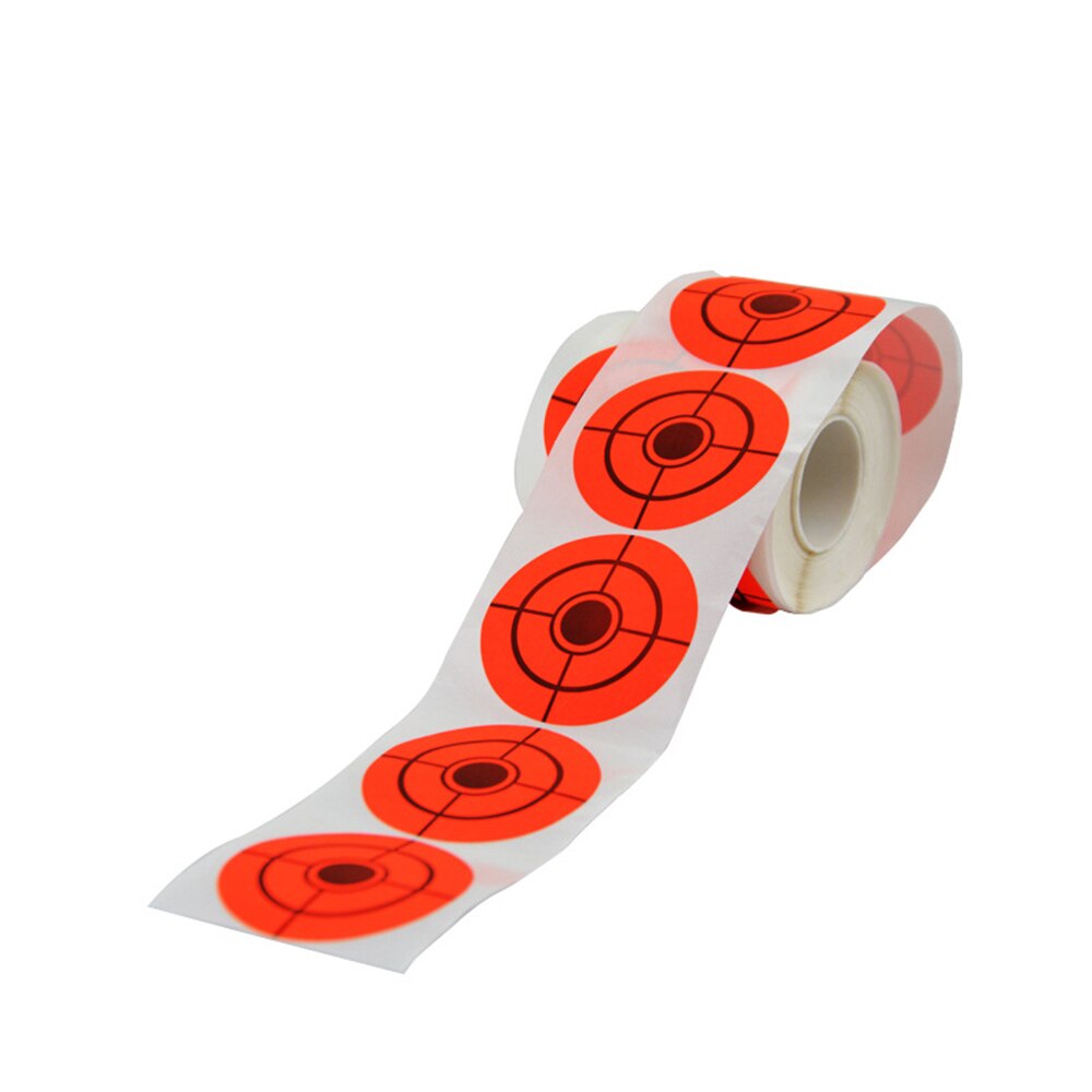 250Pcs/Roll Target Practice Sticker 5 cm (2 inches) diameter 250 sheets/roll Self-adhesive Stickers For Shooting Practice