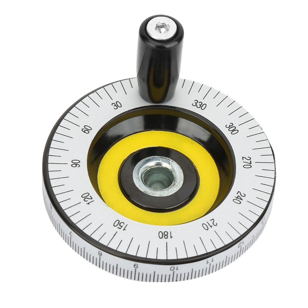 Lathe Hand Wheel Handwheel Rotary Encoder 80mm Solid Bakelite Spoked Scale CNC Lathe Grinder Machinery Accessaries
