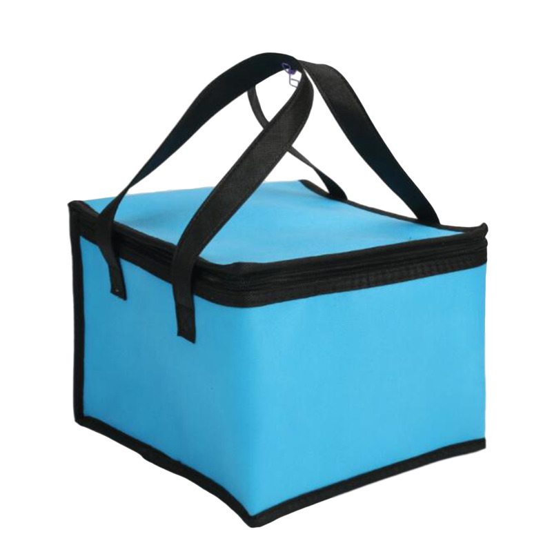 Waterproof Cooler Bag Picnic Insulated Lunch Box Foldable Ice Pack Portable Food Thermal Bag Drink Carrier Functional: SKY BLUE