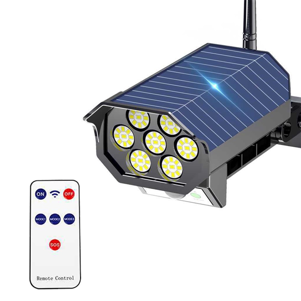 Solar Lights Outdoor Solar Motion Sensor Light Garden Wall COB77 Lamp For Front Door Yard Garage Smart Remote Control Lamp